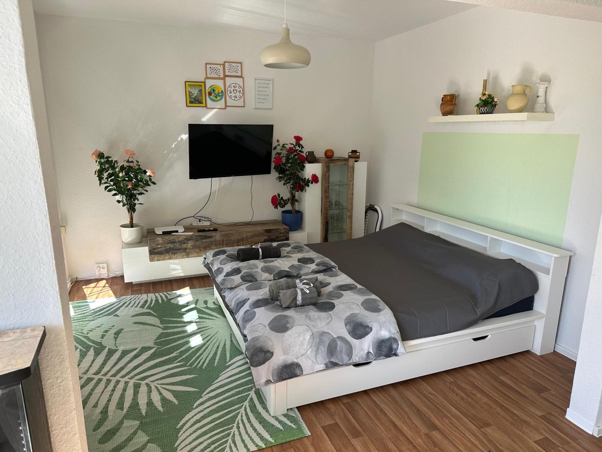 Ruhige Sonnige 1,5 Zimmer Wohnung Erfurt Esterno foto