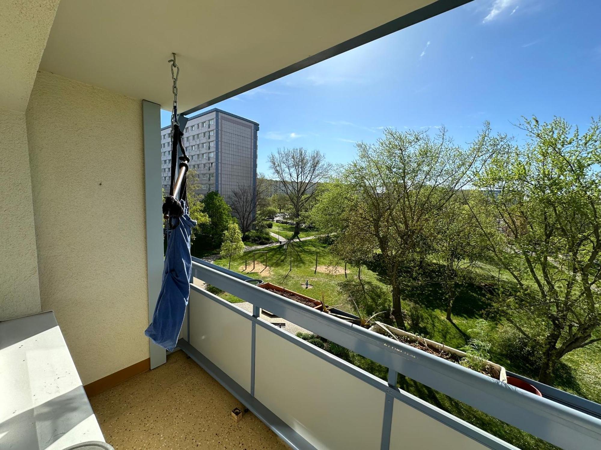 Ruhige Sonnige 1,5 Zimmer Wohnung Erfurt Esterno foto